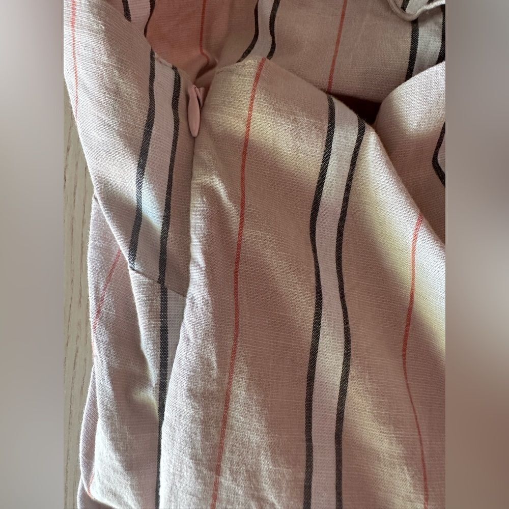 Wayf Verona Cutout Midi Dress in Coral Stripe - XL approximately - Picture 12 of 15